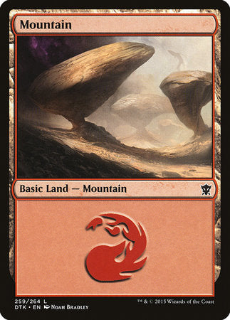 Mountain (259) [Dragons of Tarkir] | Cards and Coasters CA