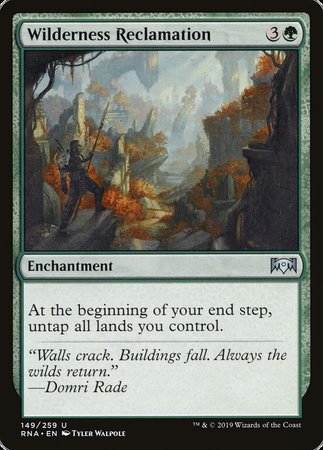 Wilderness Reclamation [Ravnica Allegiance] | Cards and Coasters CA