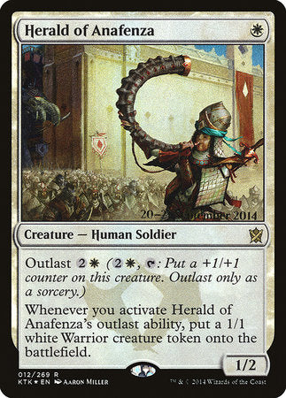 Herald of Anafenza [Khans of Tarkir Promos] | Cards and Coasters CA