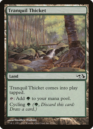 Tranquil Thicket [Duel Decks: Elves vs. Goblins] | Cards and Coasters CA