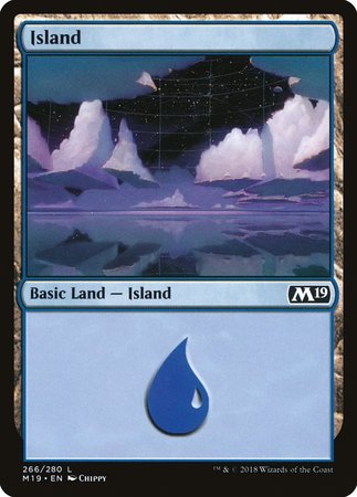 Island (266) [Core Set 2019] | Cards and Coasters CA