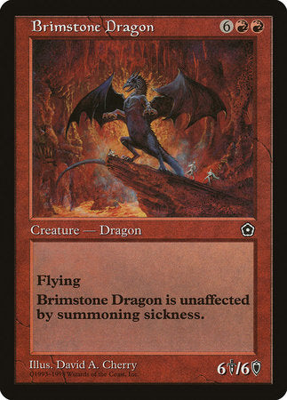 Brimstone Dragon [Portal Second Age] | Cards and Coasters CA