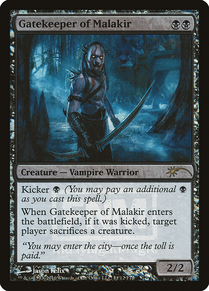 Gatekeeper of Malakir [Friday Night Magic 2010] | Cards and Coasters CA