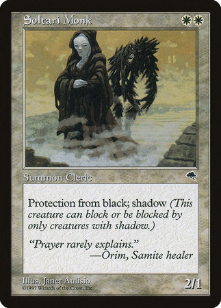 Soltari Monk [Tempest] | Cards and Coasters CA