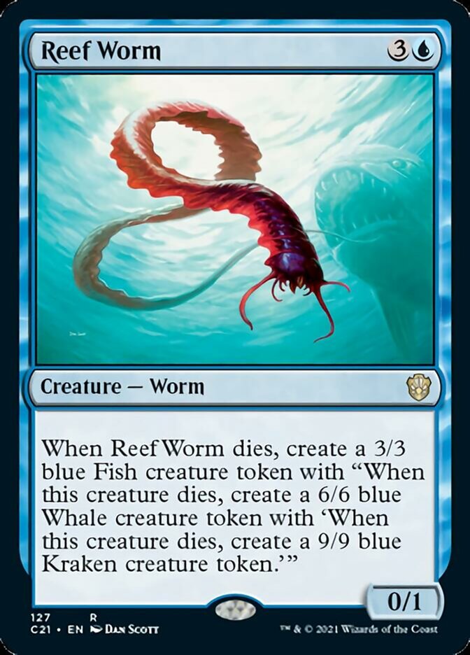 Reef Worm [Commander 2021] | Cards and Coasters CA
