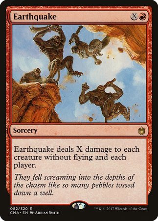 Earthquake [Commander Anthology] | Cards and Coasters CA