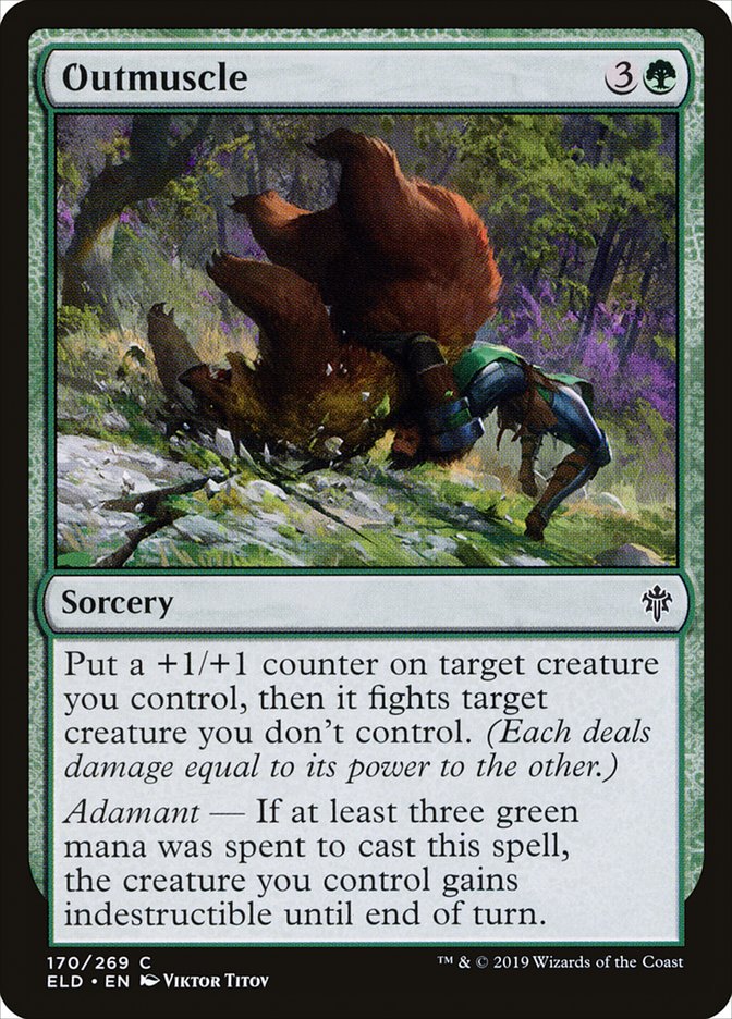 Outmuscle [Throne of Eldraine] | Cards and Coasters CA
