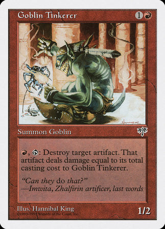 Goblin Tinkerer [Anthologies] | Cards and Coasters CA