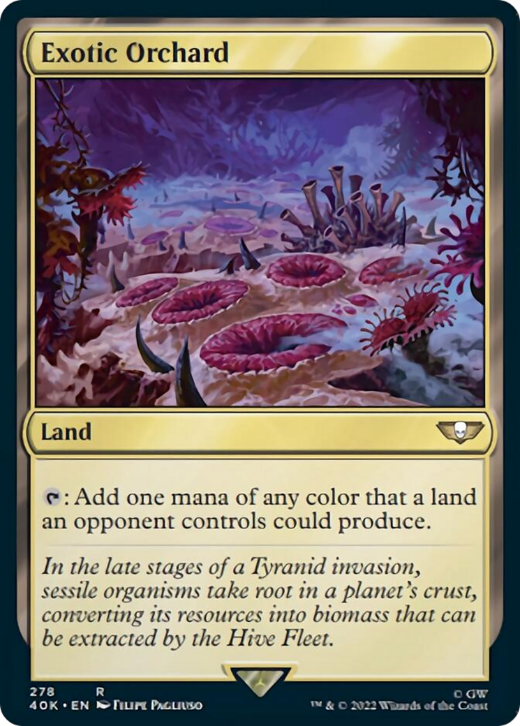 Exotic Orchard [Universes Beyond: Warhammer 40,000] | Cards and Coasters CA