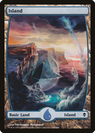 Island (236) - Full Art [Zendikar] | Cards and Coasters CA