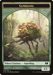 Snake (021) // Saproling Double-Sided Token [Commander 2015 Tokens] | Cards and Coasters CA