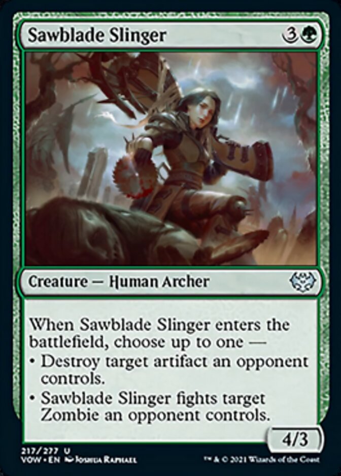 Sawblade Slinger [Innistrad: Crimson Vow] | Cards and Coasters CA