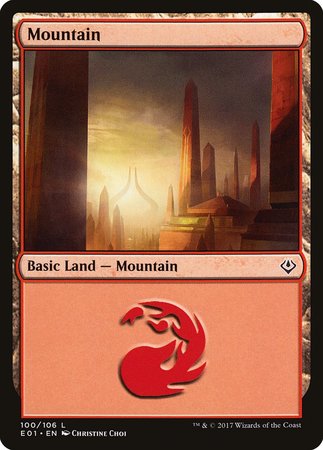 Mountain (100) [Archenemy: Nicol Bolas] | Cards and Coasters CA