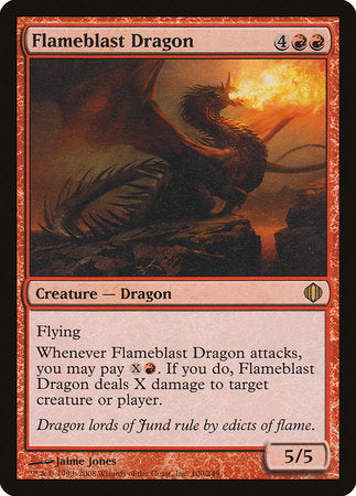 Flameblast Dragon [Shards of Alara] | Cards and Coasters CA