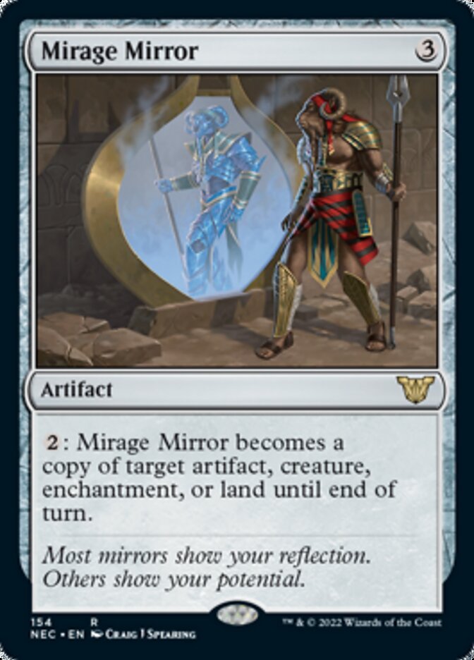 Mirage Mirror [Kamigawa: Neon Dynasty Commander] | Cards and Coasters CA