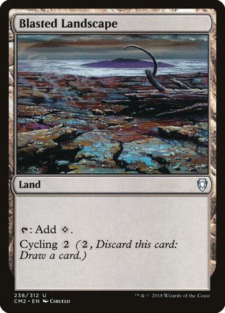 Blasted Landscape [Commander Anthology Volume II] | Cards and Coasters CA