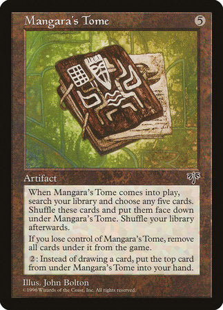 Mangara's Tome [Mirage] | Cards and Coasters CA