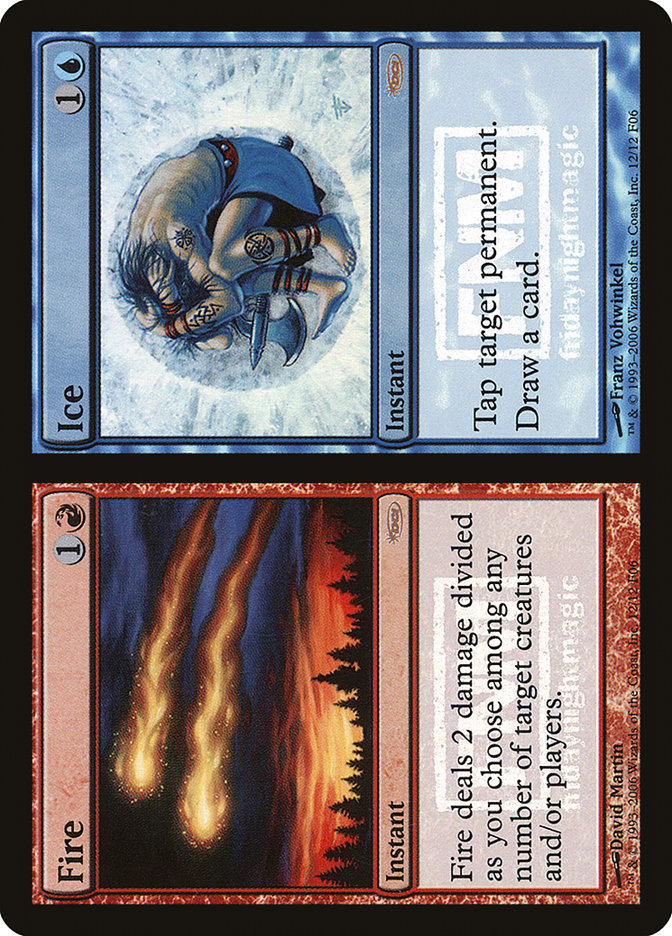Fire // Ice [Friday Night Magic 2006] | Cards and Coasters CA