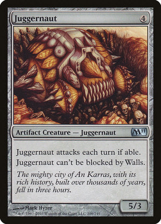 Juggernaut [Magic 2011] | Cards and Coasters CA