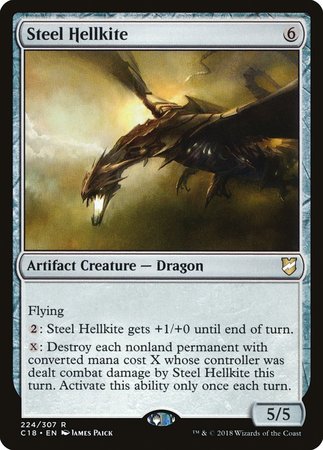 Steel Hellkite [Commander 2018] | Cards and Coasters CA