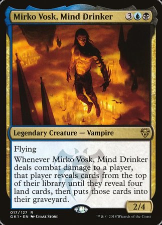 Mirko Vosk, Mind Drinker [GRN Guild Kit] | Cards and Coasters CA