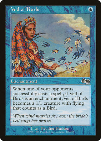 Veil of Birds [Urza's Saga] | Cards and Coasters CA