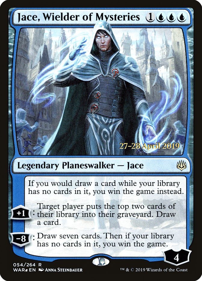 Jace, Wielder of Mysteries  [War of the Spark Prerelease Promos] | Cards and Coasters CA