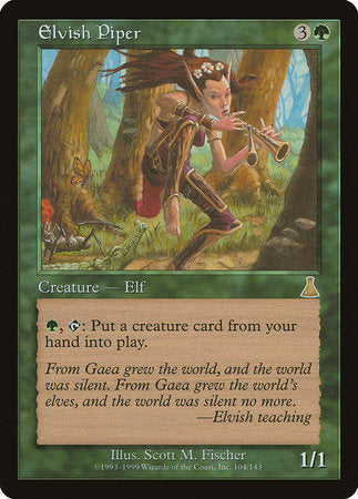 Elvish Piper [Urza's Destiny] | Cards and Coasters CA