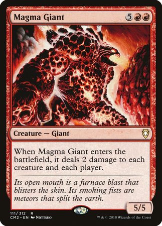 Magma Giant [Commander Anthology Volume II] | Cards and Coasters CA