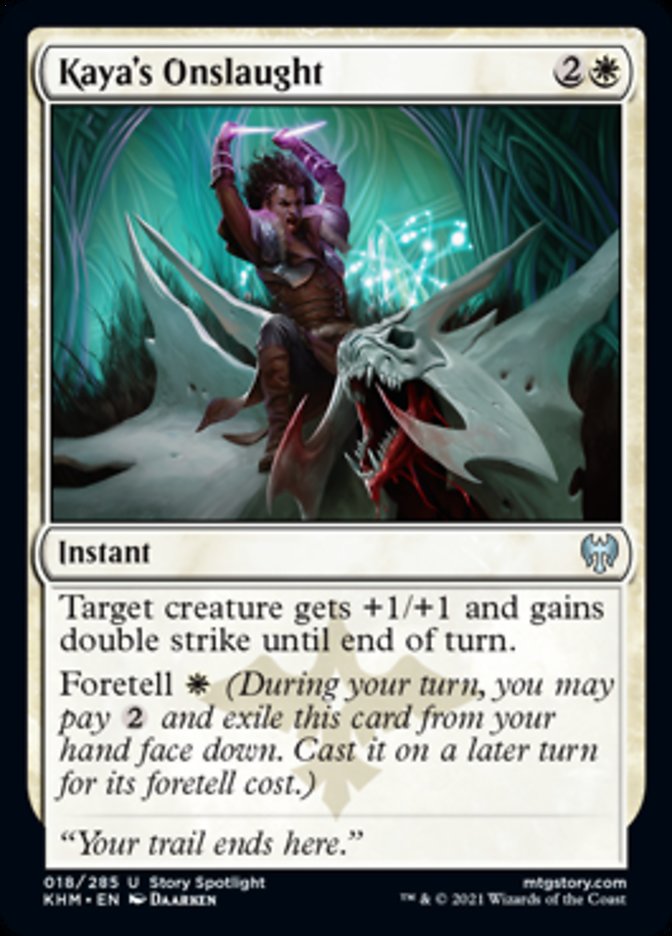 Kaya's Onslaught [Kaldheim] | Cards and Coasters CA