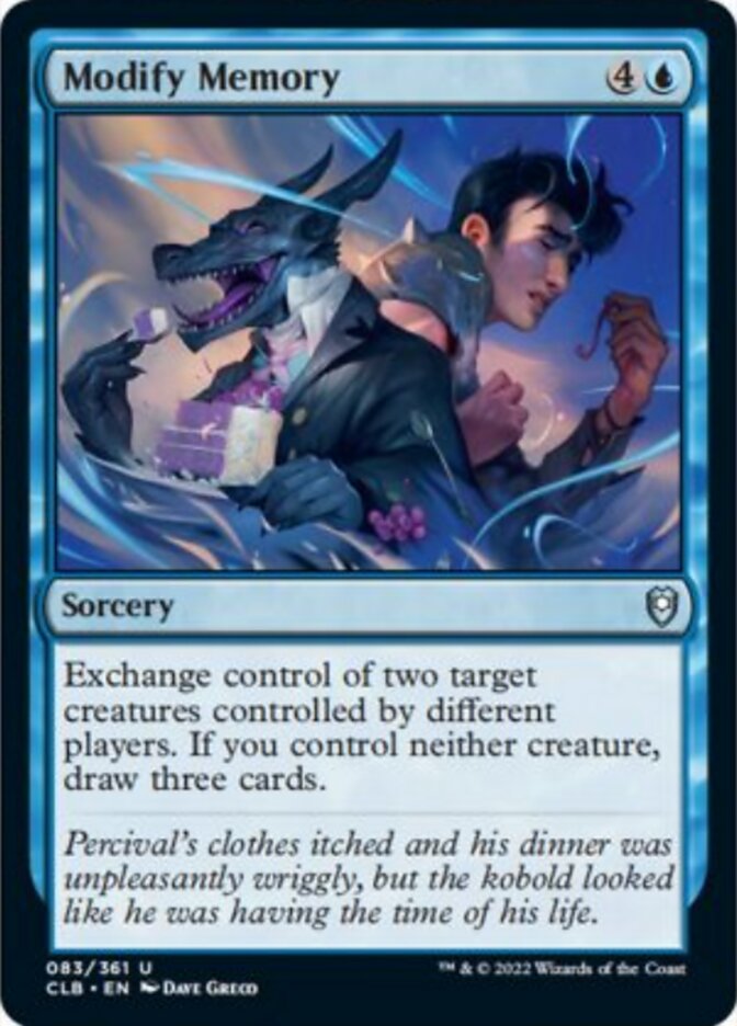 Modify Memory [Commander Legends: Battle for Baldur's Gate] | Cards and Coasters CA