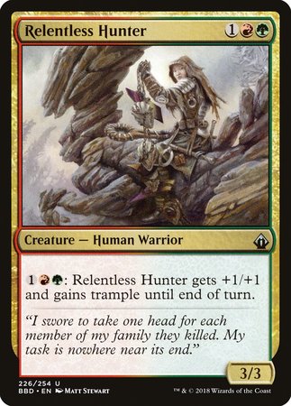 Relentless Hunter [Battlebond] | Cards and Coasters CA