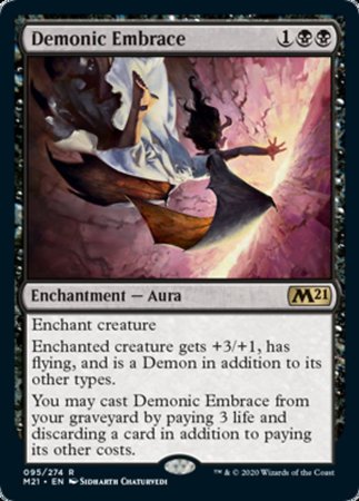 Demonic Embrace [Core Set 2021] | Cards and Coasters CA