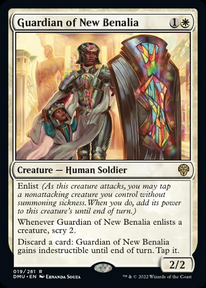 Guardian of New Benalia [Dominaria United] | Cards and Coasters CA