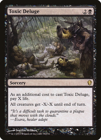 Toxic Deluge [Commander 2013] | Cards and Coasters CA