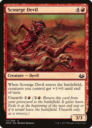 Scourge Devil [Modern Masters 2017] | Cards and Coasters CA