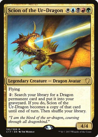 Scion of the Ur-Dragon [Commander 2017] | Cards and Coasters CA