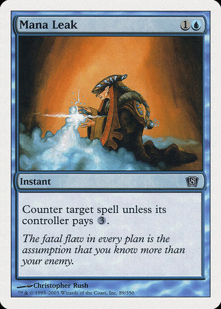 Mana Leak [Eighth Edition] | Cards and Coasters CA