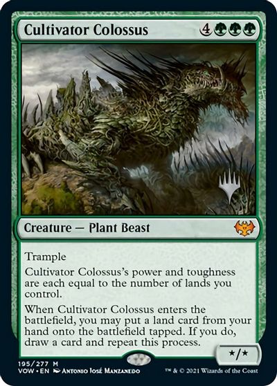 Cultivator Colossus (Promo Pack) [Innistrad: Crimson Vow Promos] | Cards and Coasters CA