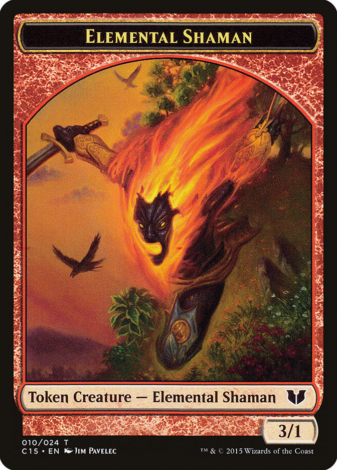 Elemental Shaman Token [Commander 2015 Tokens] | Cards and Coasters CA