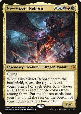 Niv-Mizzet Reborn [War of the Spark] | Cards and Coasters CA