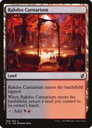 Rakdos Carnarium [Commander 2019] | Cards and Coasters CA