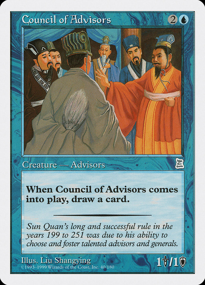 Council of Advisors [Portal Three Kingdoms] | Cards and Coasters CA