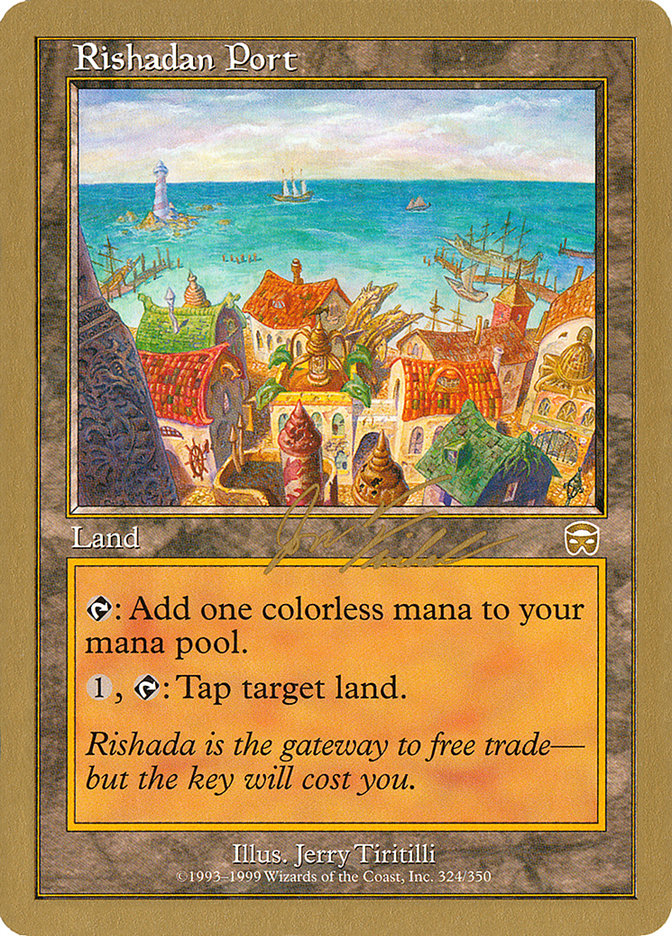 Rishadan Port (Jon Finkel) [World Championship Decks 2000] | Cards and Coasters CA