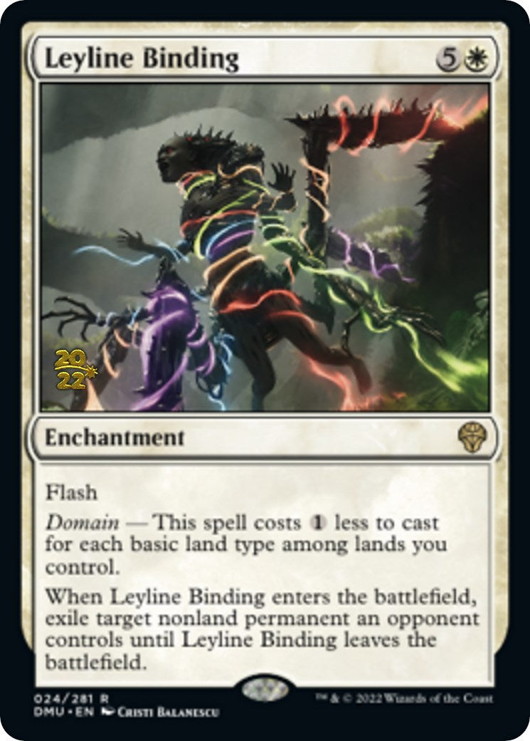 Leyline Binding [Dominaria United Prerelease Promos] | Cards and Coasters CA