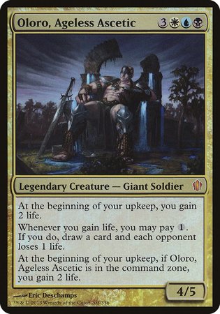 Oloro, Ageless Ascetic (Commander 2013) [Commander 2013 Oversized] | Cards and Coasters CA