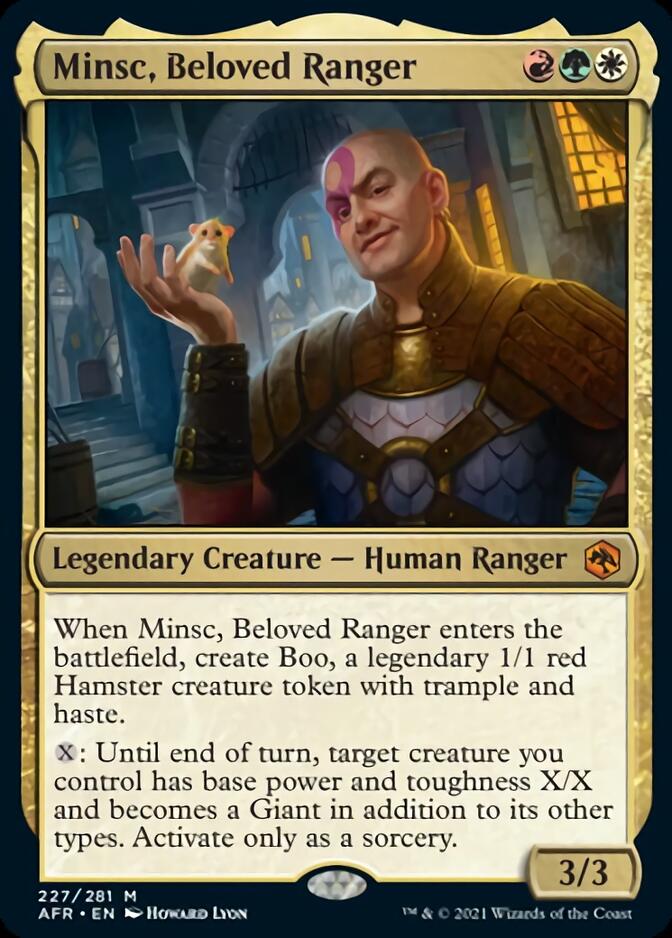 Minsc, Beloved Ranger [Dungeons & Dragons: Adventures in the Forgotten Realms] | Cards and Coasters CA