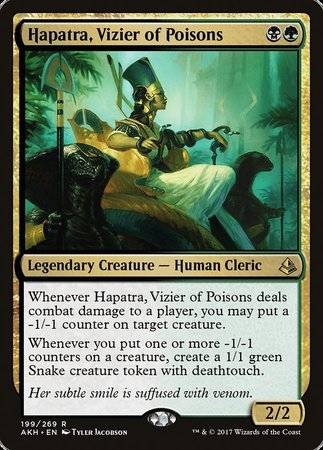 Hapatra, Vizier of Poisons [Amonkhet] | Cards and Coasters CA