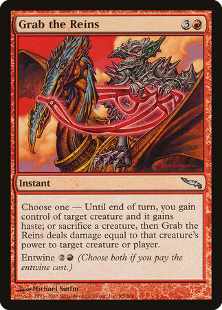 Grab the Reins [Mirrodin] | Cards and Coasters CA
