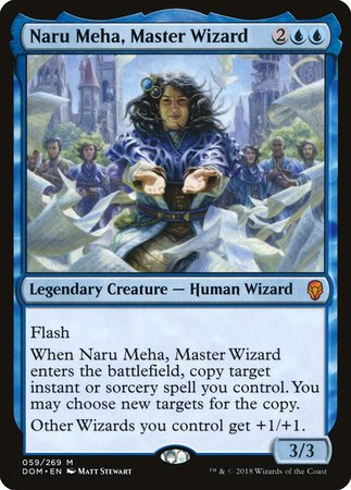 Naru Meha, Master Wizard [Dominaria] | Cards and Coasters CA